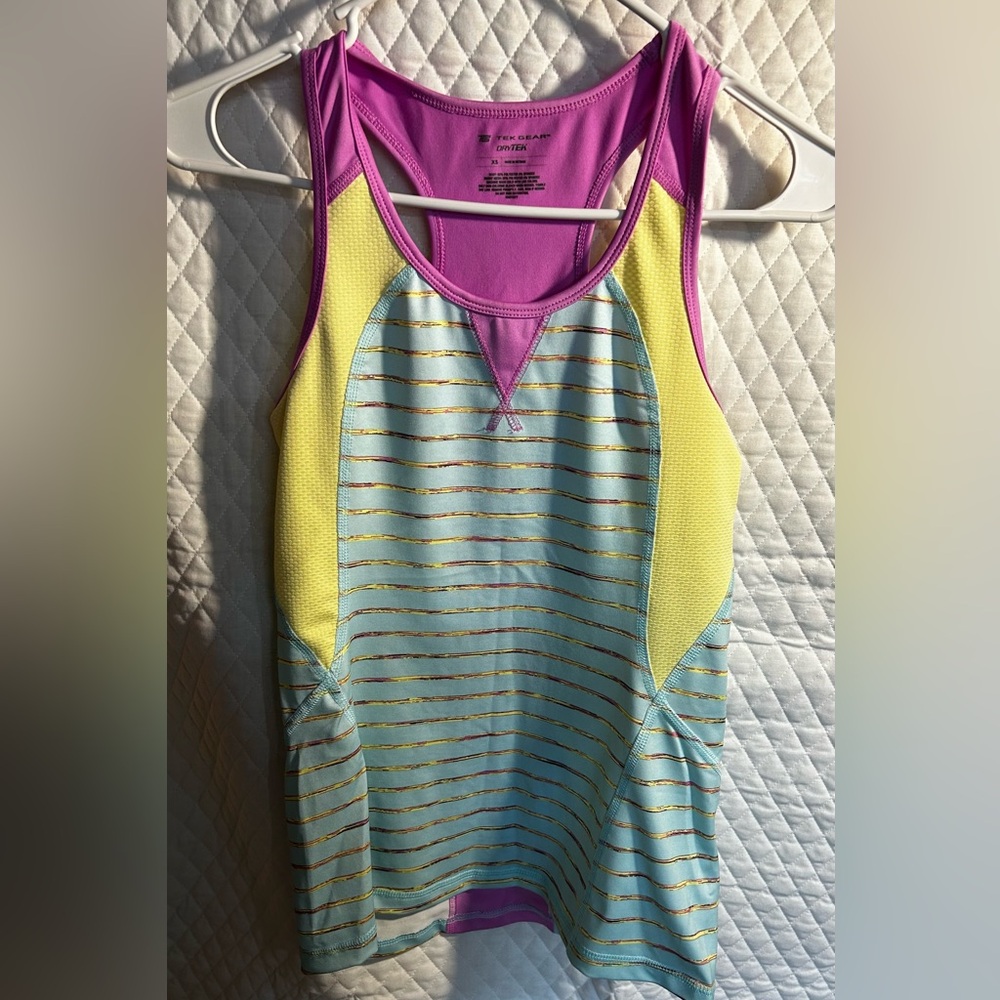 Tek Gear, Women’s Racer back tank XS Pastel workout